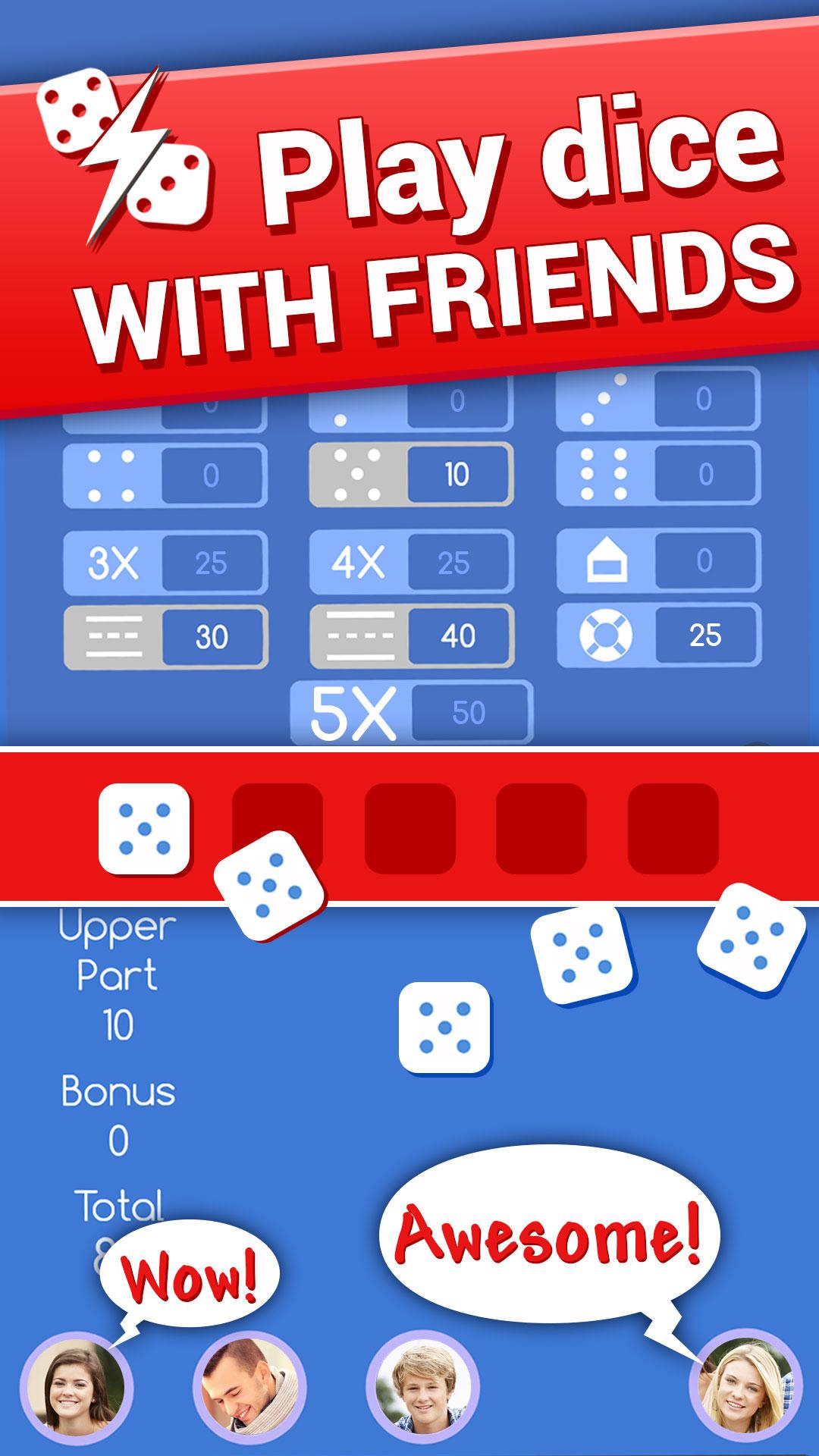 Android application Dice Clubs® Classic Dice Game screenshort