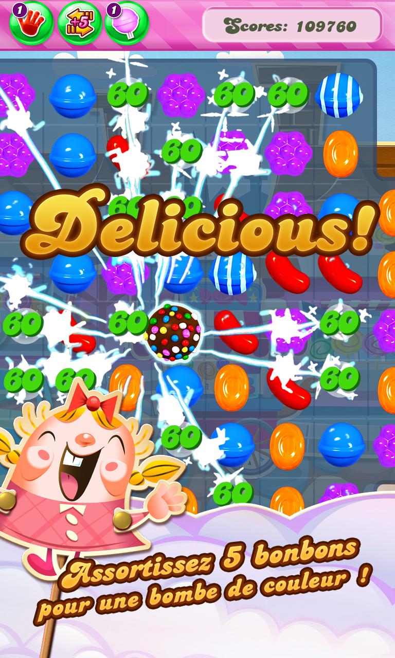 Android application Candy Crush Saga screenshort