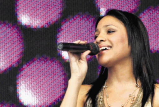 GREAT VOICE: Sasha Lee will perform on Africa Day. Pic. Kevin Sutherland. 17/10/2009. © Sunday Times.Idols Winner Sasha Lee performs at Joburg day at River Sands Farm in Fourways, Johannesburg.