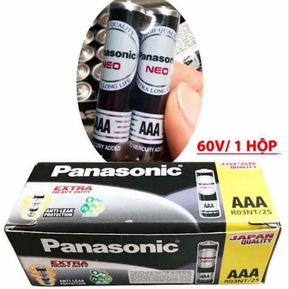 Pin tiểu panasonic chính hãng loại bé aaa