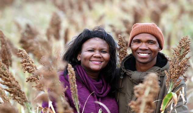 A group of Eastern Cape sorghum farmers.