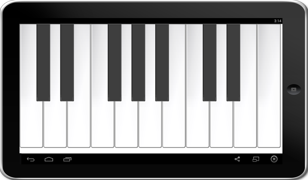 Android application Piano Forte 2016 screenshort