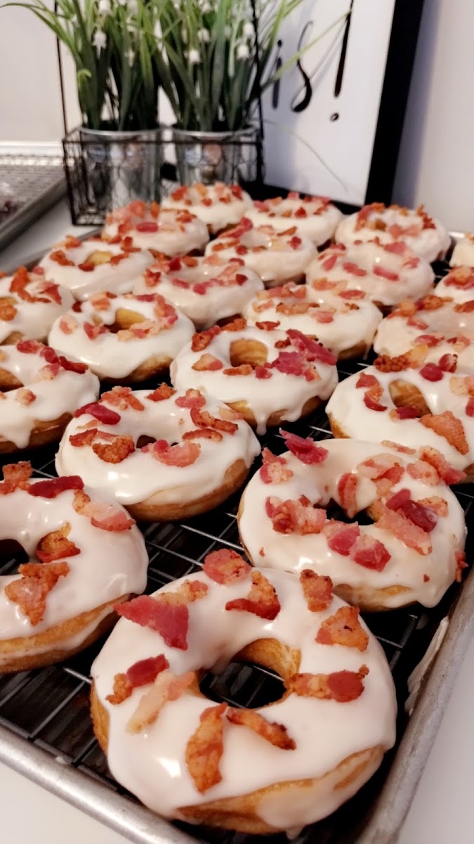 Maple bacon donuts