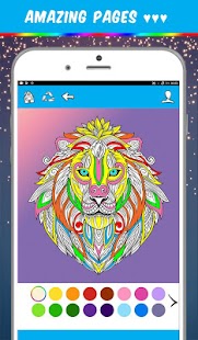 Adults Coloring Book - Mandala Screenshot