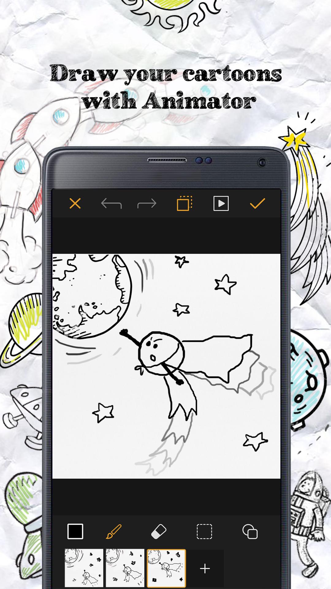 Android application Animator: Make Your Cartoons screenshort