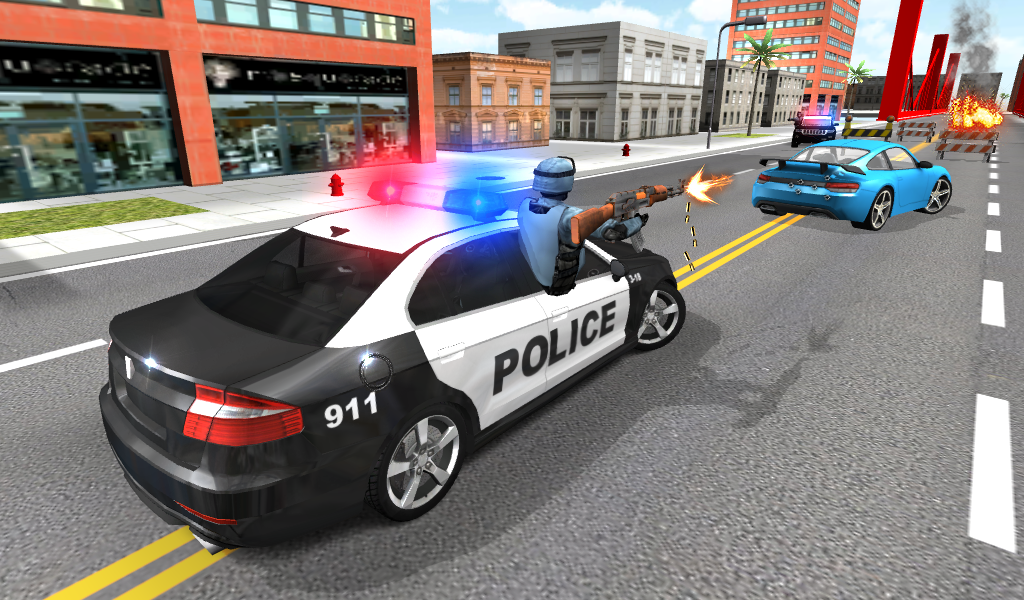 Android application Police Car Racer 3D screenshort