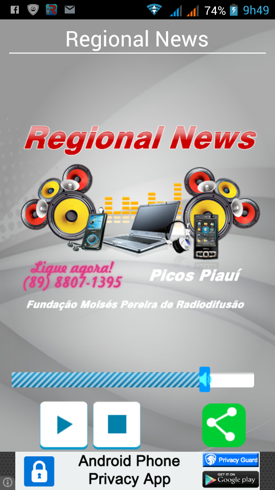 Android application Regional News de Picos screenshort