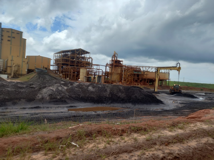Base Titanium's minerals processing plant at the Kwale mines operations/