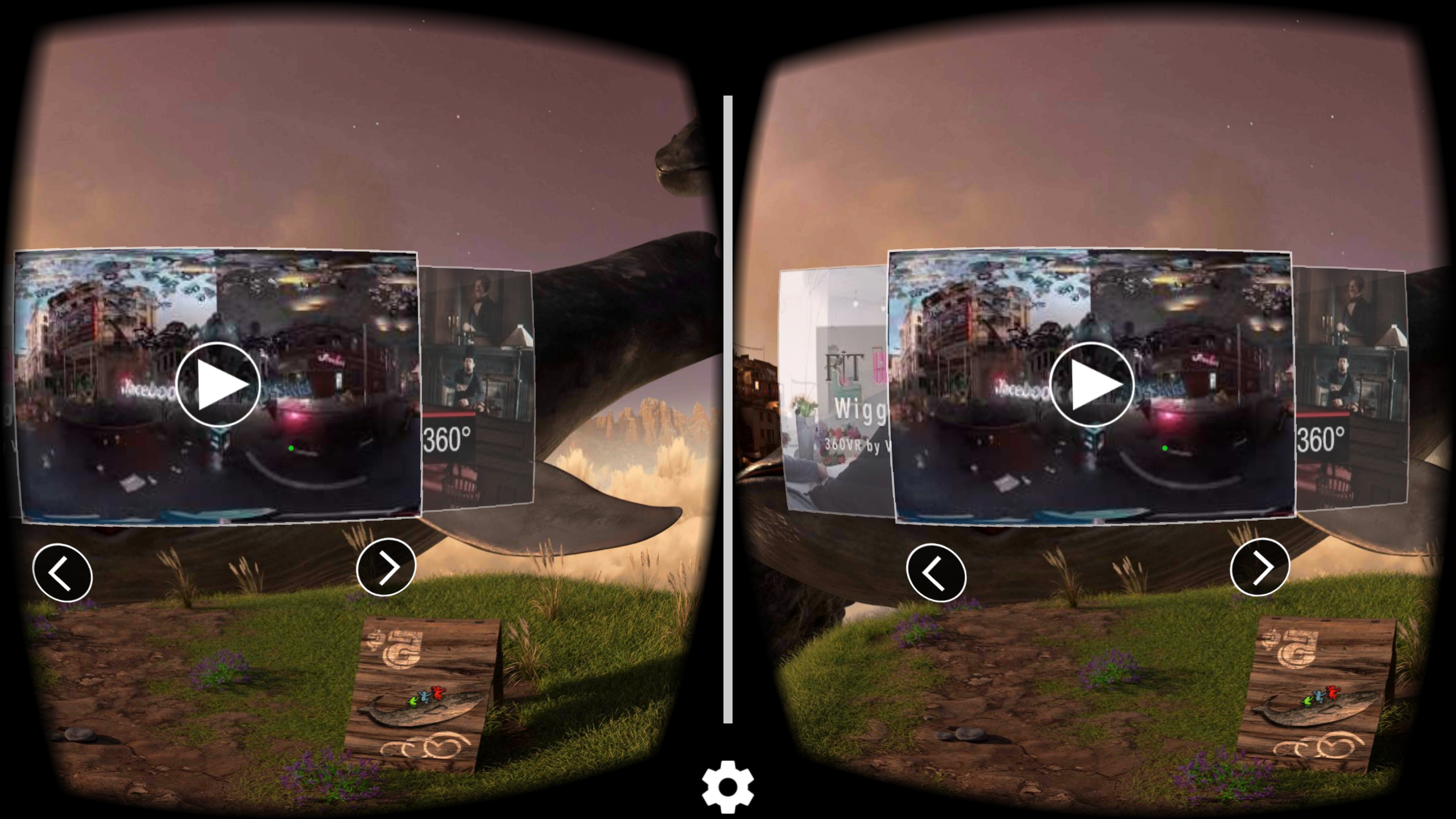 Android application VR Hunt screenshort
