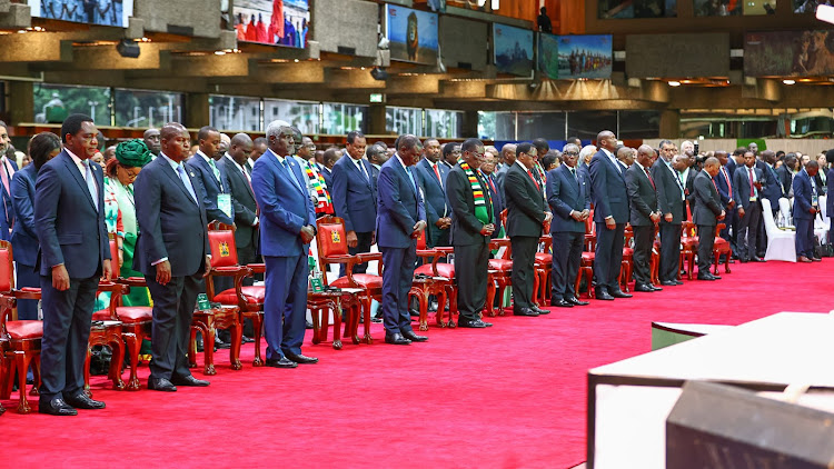 Guests at the Africa Fertiliser and Soil Health Summit at the Kenyatta International Convention Centre, Nairobi on May 9, 2024.