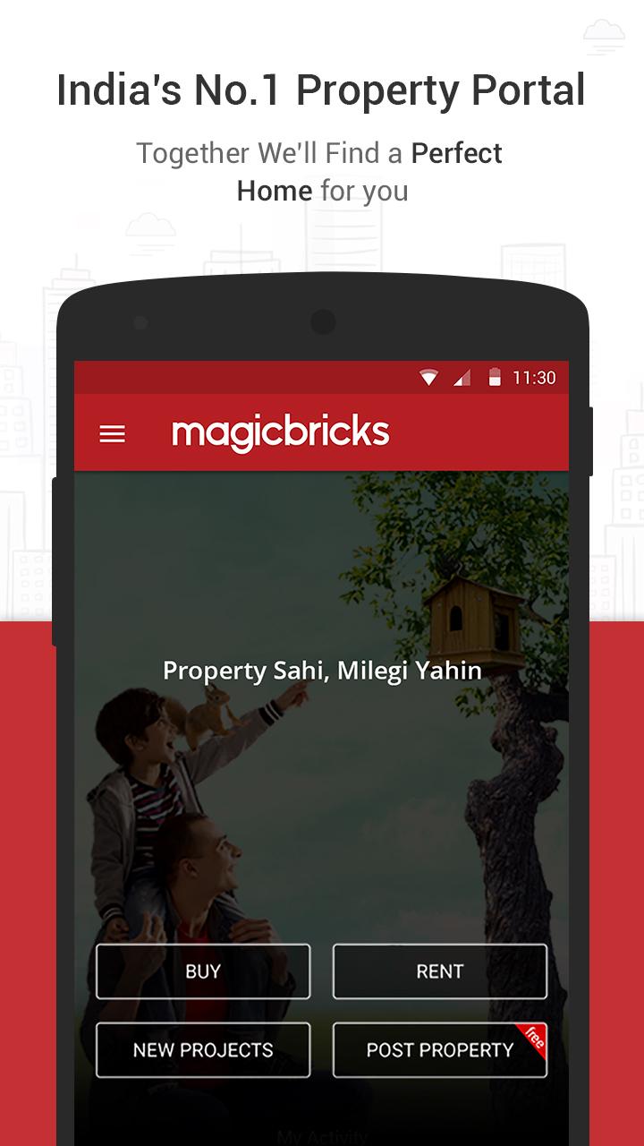 Android application Magicbricks Buy, Rent Property screenshort
