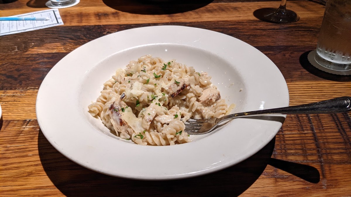 Gluten-Free Pasta at Bella Notte