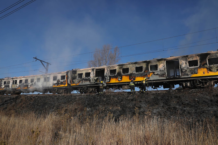 Cape Town trains have been set on fire over the past couple days.
