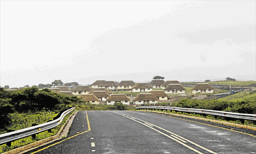 Jacob Zuma's homestead in Nkandla, where a new road passes by his home. File photo.