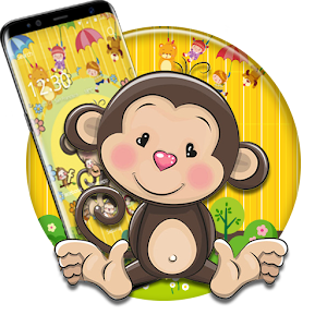 Download Little Adorable Monkey Theme For PC Windows and Mac