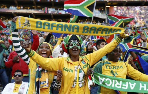 Bafana Bafana fans.