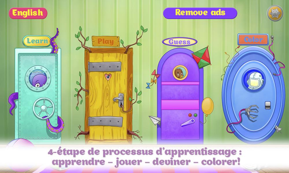 Android application Colors: learning game for kids screenshort