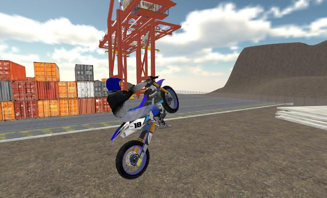 Android application Motocross Motorbike Simulator screenshort