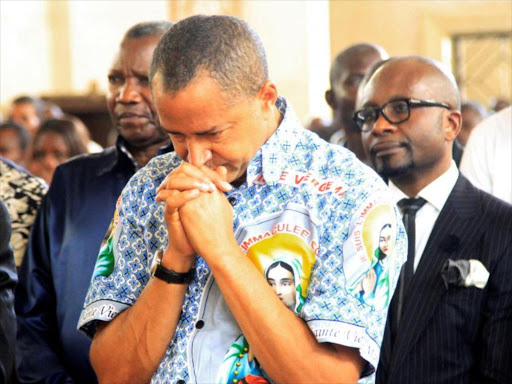 Moise Katumbi, the multi-millionaire former governor and prominent opposition leader, attends a funeral mass in honor of legendary Congolese singer Papa Wemba, born Jules Shungu Wembadio Pene Kikumba, in Lubumbashi, the capital of Katanga province of the Democratic Republic of Congo, May 4, 2016. PHOTO/REUTERS