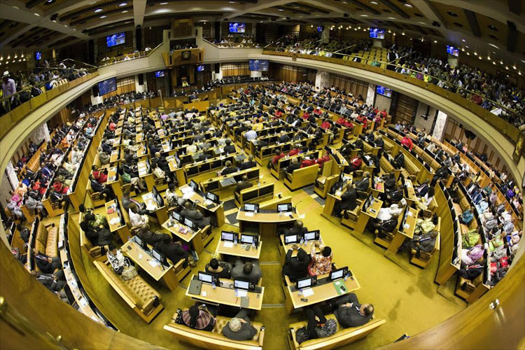 A general view of the National Assembly.