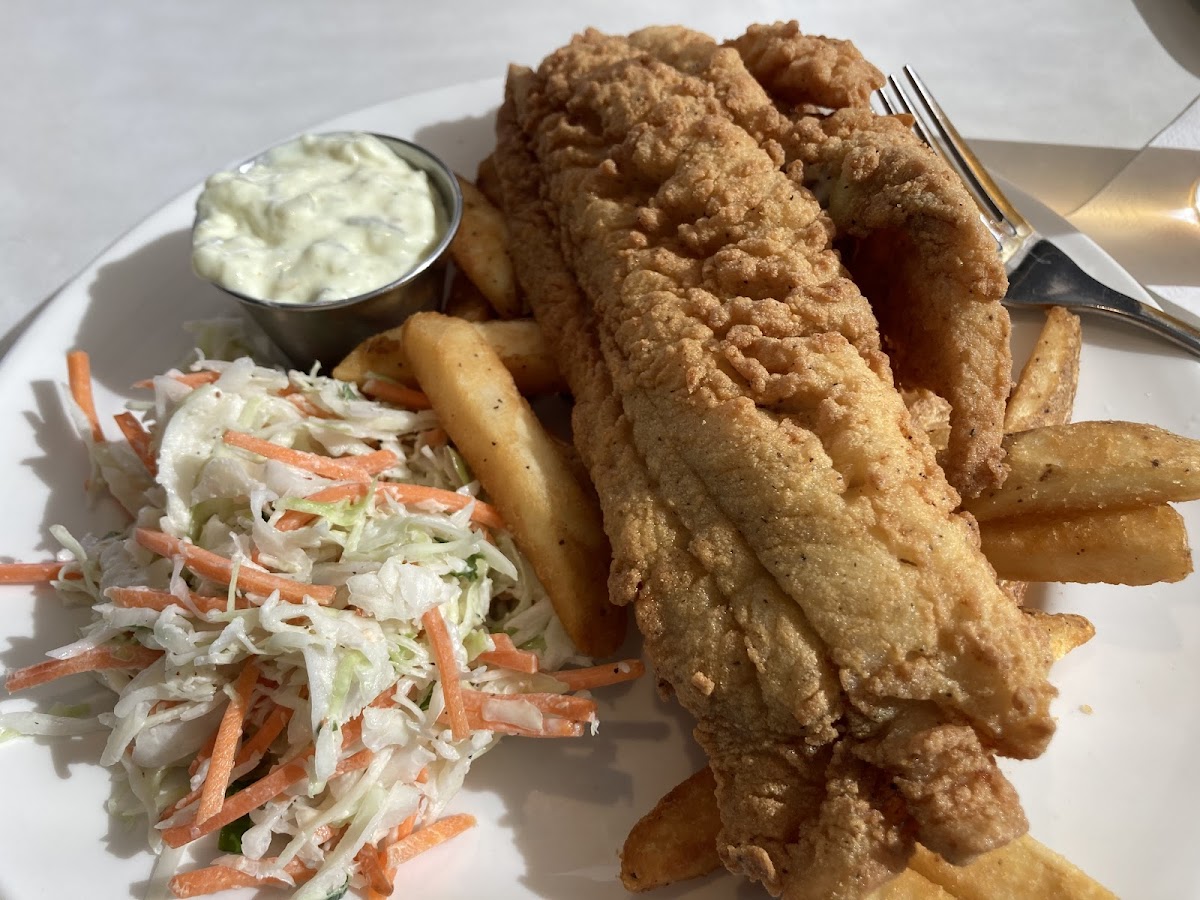 Gluten-Free Fish & Chips at Legal Sea Foods