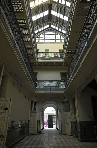 The interior of Somerset House, the second building ever built in Joburg's Gandhi Square.