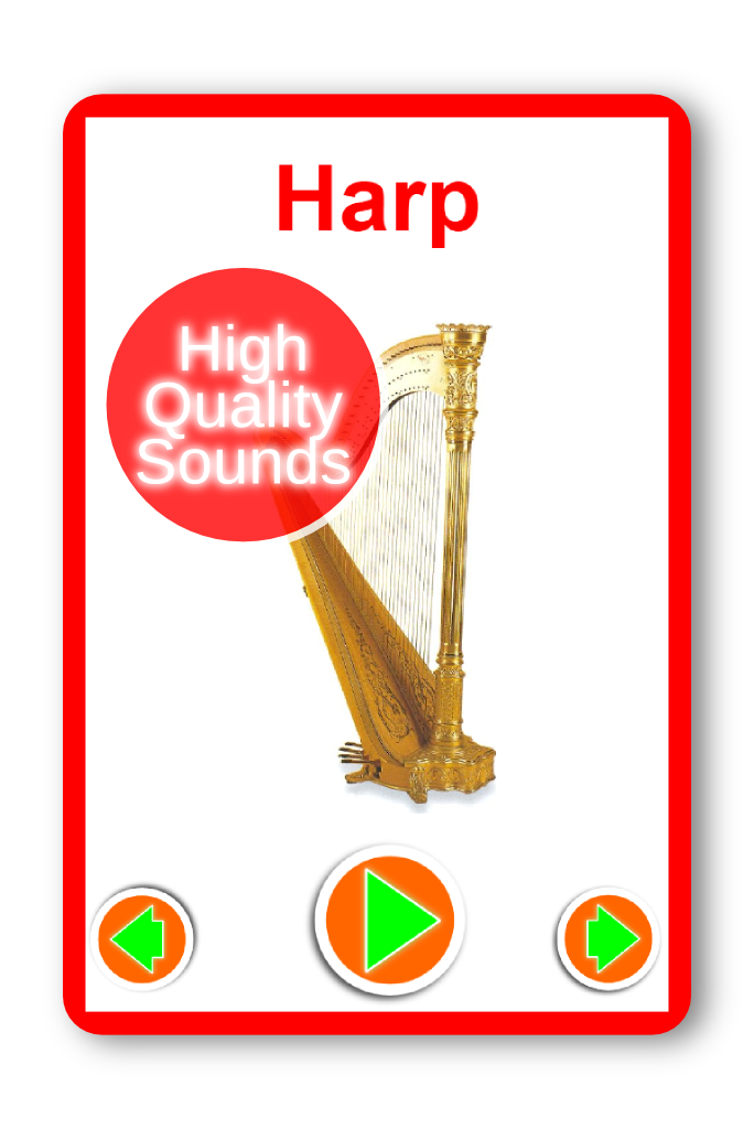 Android application Musical Instruments screenshort