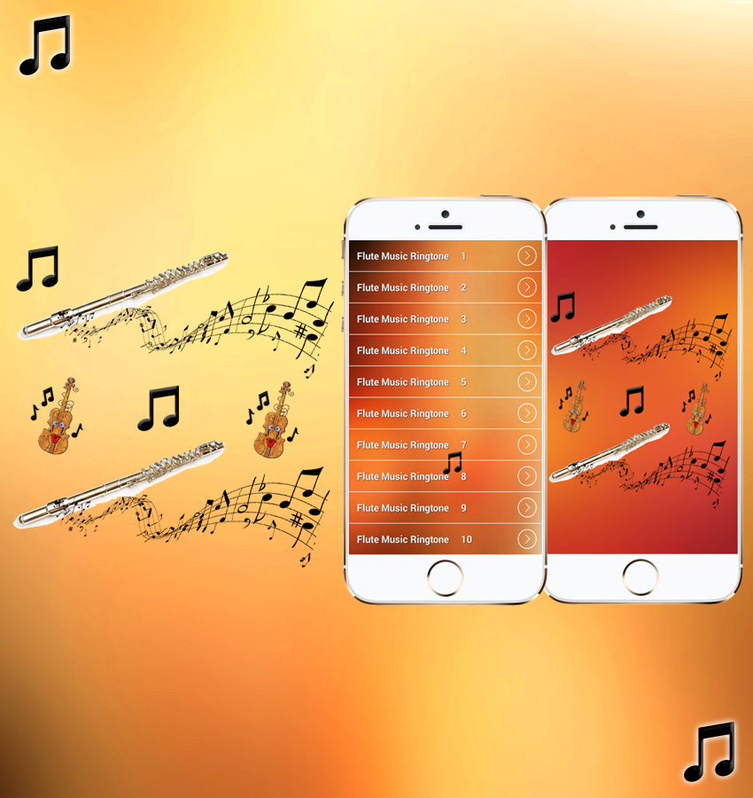 Android application Flute Music Ringtones screenshort