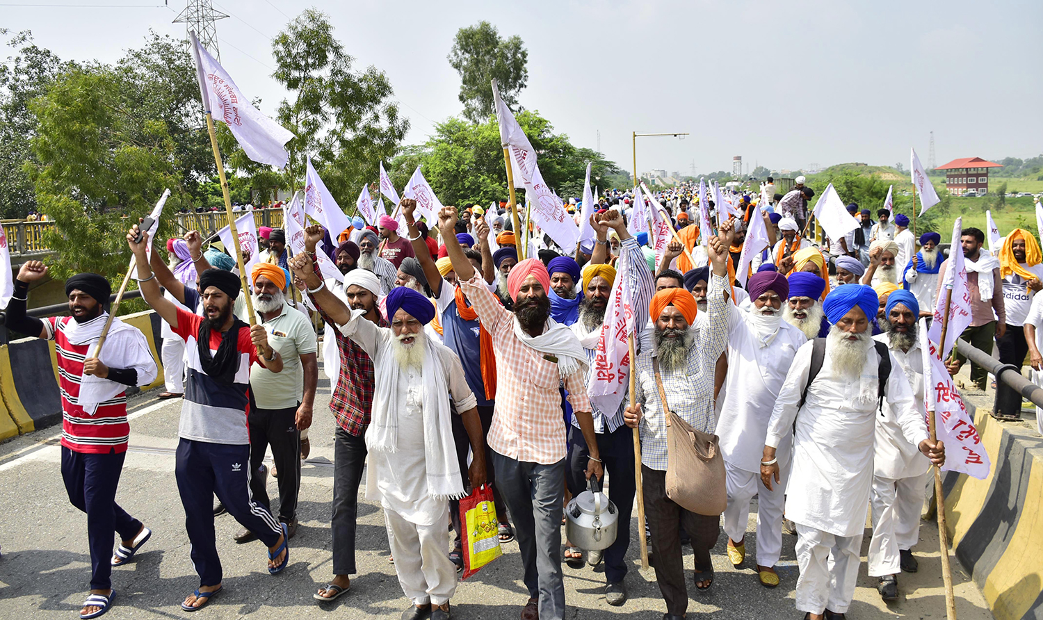 Protesting Punjab farmers say centre's farm bills will lead to corporate monopoly