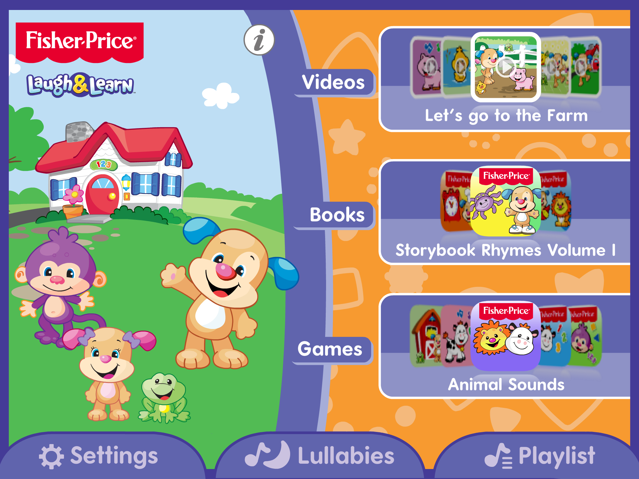 Android application Laugh &amp; Learn™ Puppy’s Player screenshort