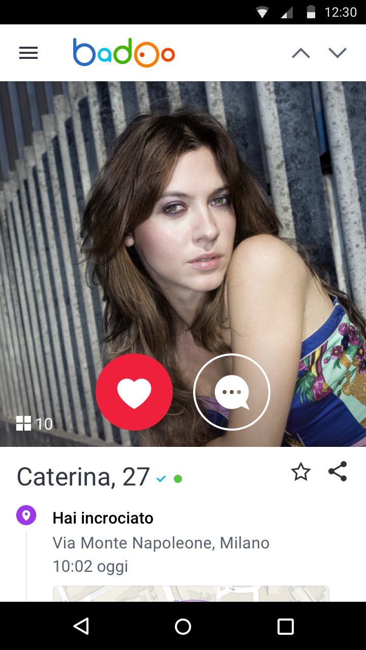 Android application Badoo - Dating. Chat. Meet. screenshort