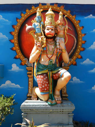 Jai Hanuman Idol At Airport