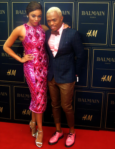 Bonang Matheba and Somizi Mhlongo. Picture credit: Emmanuel Tjiya.