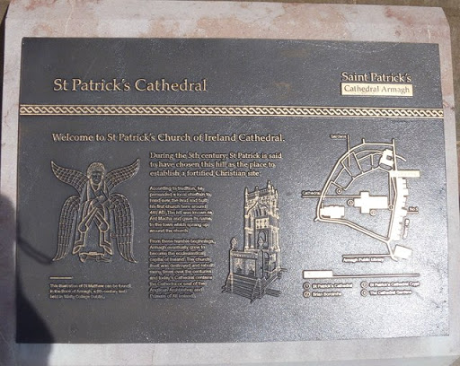 An information board outside the cathedral. © Copyright Michael Dibb and licensed for reuse under this Creative Commons Licence . Submitted via Geograph