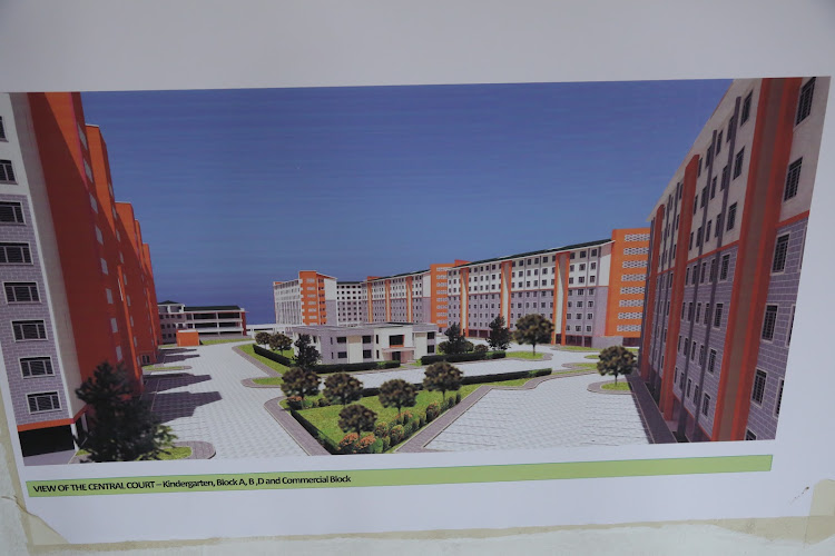 Design of the Sh3 billion Makasembo affordable housing units to be built in Kisumu city.