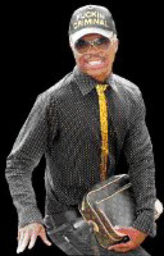 FASHION STATEMENT: Somizi Mhlongo at court yesterday. Pic. Mbuzeni Zulu. 05/02/2008. © Sowetan.