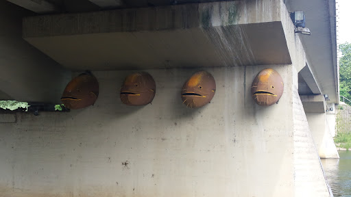 Four Fish Under Bridge