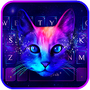 ダウンロード Galaxy Kitty Stars Keyboard Theme をインストールする 最新 APK ダウンローダ