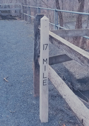 Perkiomen Trail Mile Marker 17