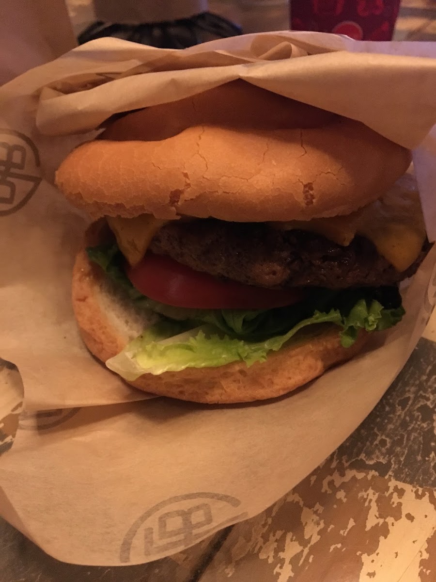 La mejor hamburguesa gluten free que he comido