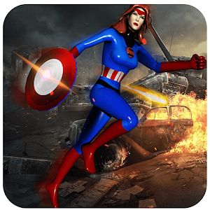 Download Super Girl Captain: American Avenger Squad For PC Windows and Mac