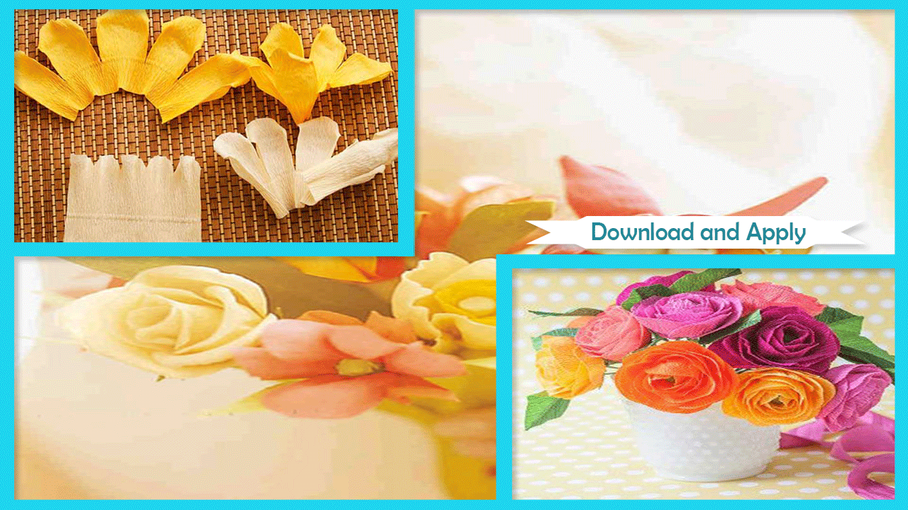 Best DIY Crepe Paper Rose Bouquet — приложение на Android