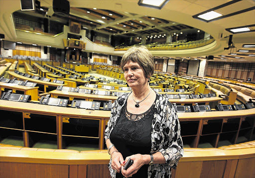 Gloria Borman will now have to explain to her ANC colleagues why she abstained when the Protection of State Information Bill was put to the vote in the National Assembly on Tuesday Picture: ESA ALEXANDER