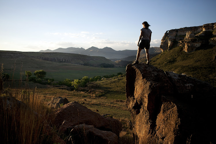 Hiking outside Clarens.