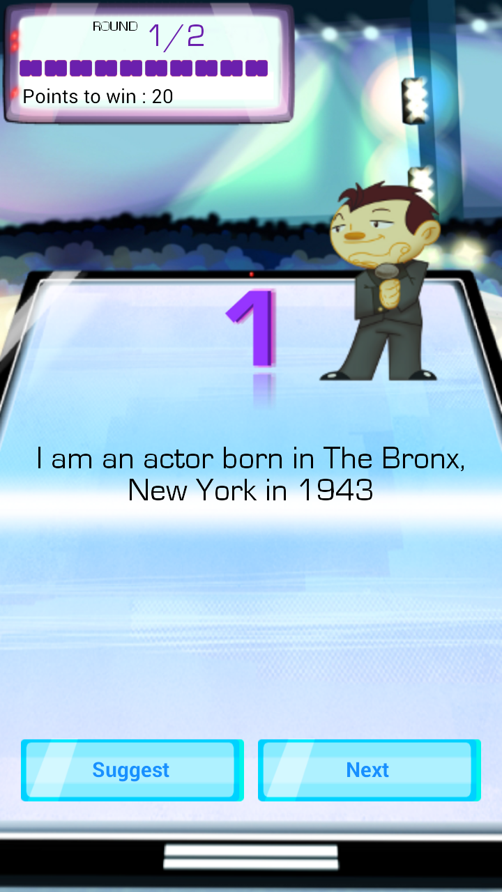 Android application Who am I ? screenshort