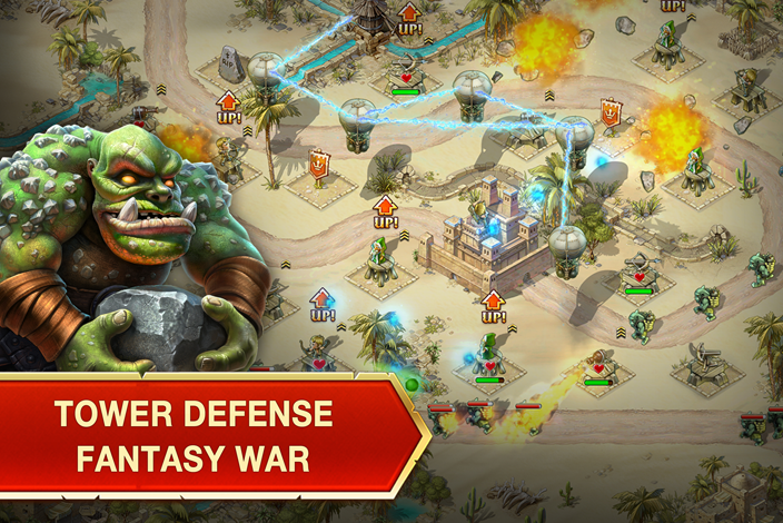 Android application Toy Defense: Fantasy Towers screenshort