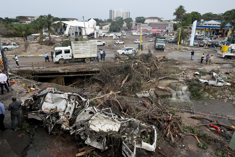 Margate after heavy rains last weekend. Picture: SANDILE NDLOVU