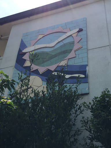 カモメの壁画