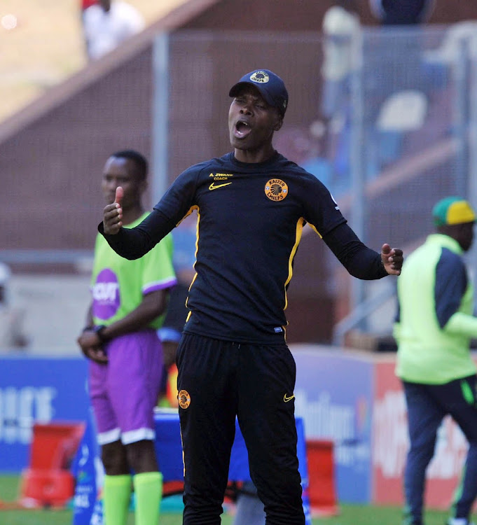 Arthur Zwane coach of Kaizer Chiefs during the Multichoice Diski Challenge match between Mamelodi Sundowns and Kaizer Chiefs on 26 January 2020 at Giant Stadium.