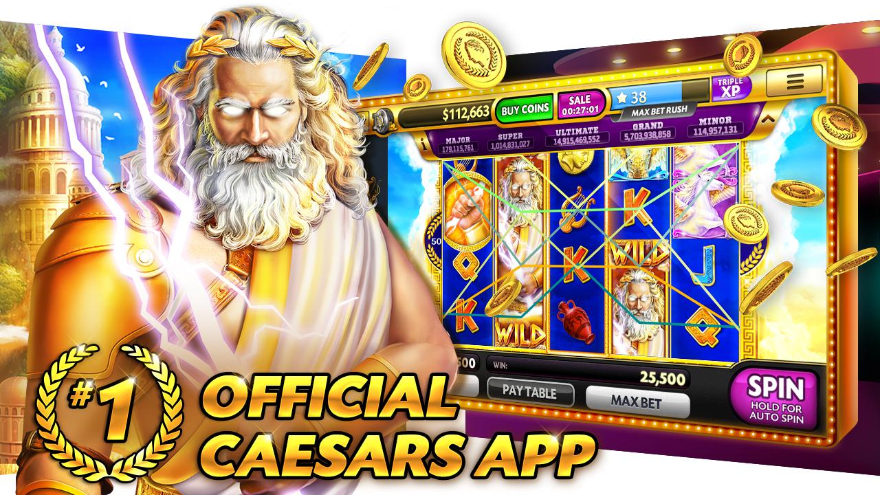 Android application Caesars Slots: Casino game screenshort